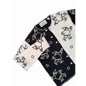 Vintage 90s Y2K Marisa Christina Christmas Collection  Cardigan Sweater Size S